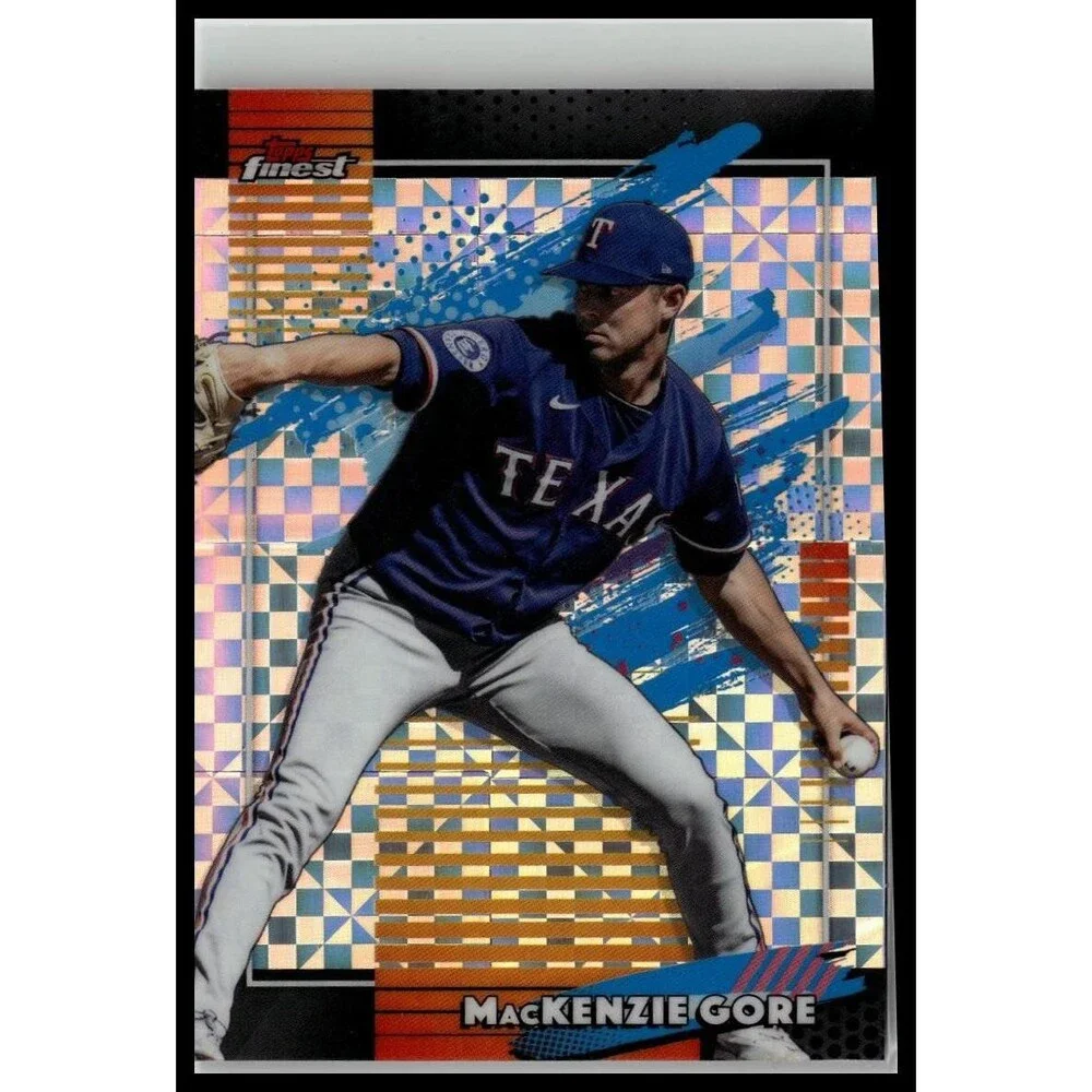 2026 Topps Finest MacKenzie Gore 148 Geometric Refractors Texas Rangers Uncommon
